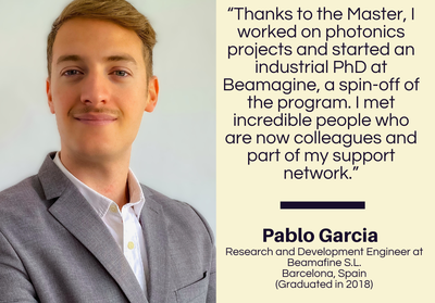 CLICK HERE to know more about our students' experience: Pablo Garcia