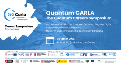 Quantum CARLA: the Quantum Careers symposium 2025 (28 March at La Pedrera)